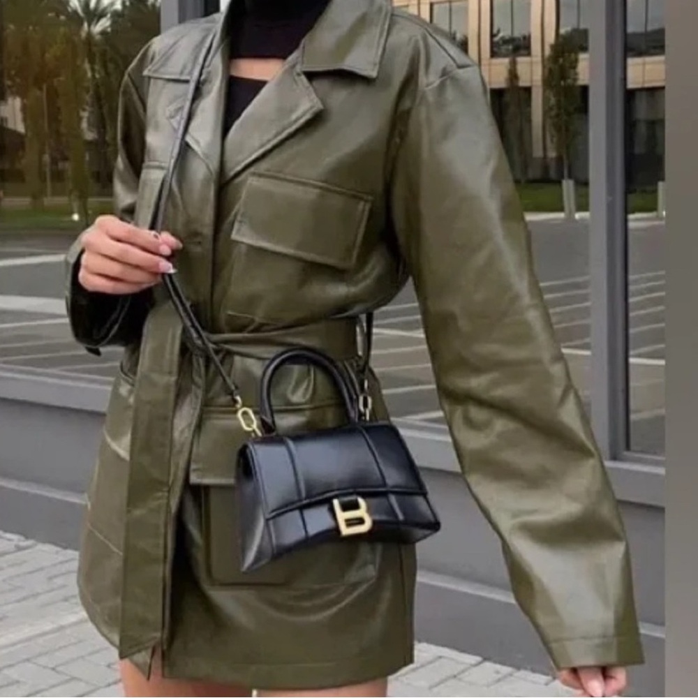Vegan Leather Jacket - 12th Tribe Salty Blonde Collection